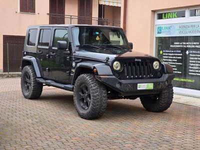 Jeep Wrangler Sahara 2.8 CRDi 177 CV 4x4 Automatic Nero usata Cava Manara