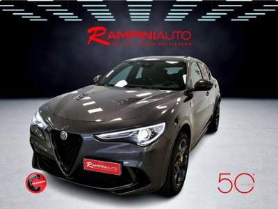 Alfa Romeo Stelvio 2.9 Bi-Turbo V6 510 CV AT8 Quadrifoglio CARBOCERAM Grigio usata Gubbio