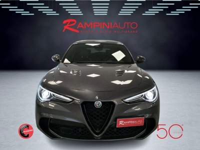 Alfa Romeo Stelvio 2.9 Bi-Turbo V6 510 CV AT8 Quadrifoglio CARBOCERAM Grigio usata Gubbio