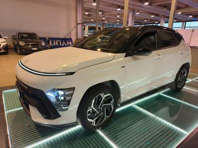 Hyundai Kona HEV 1.6 DCT NLine + Tetto + Tech Pack Bianco usata Reggio nell'Emilia