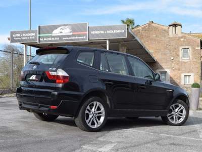 BMW X3 3.0sd cat Futura 286CV Nero usata Roma