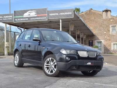 BMW X3 3.0sd cat Futura 286CV Nero usata Roma