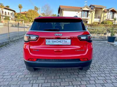 Jeep Compass 1.3 Turbo T4 190 CV PHEV AT6 4xe Limited - KM0 Rosso usata Cadrezzate con Osmate
