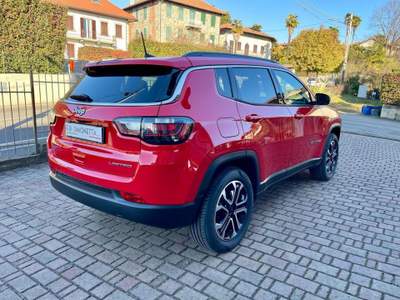 Jeep Compass 1.3 Turbo T4 190 CV PHEV AT6 4xe Limited - KM0 Rosso usata Cadrezzate con Osmate