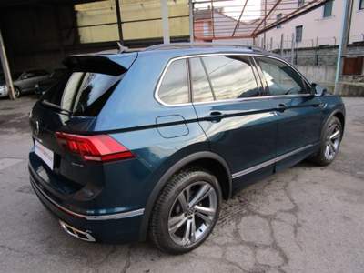 Volkswagen Tiguan 2.0 TDi R-Line RLine R Line 4Motion DSG 73.000 KM Blu/Azzurro usata Lecco