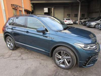 Volkswagen Tiguan 2.0 TDi R-Line RLine R Line 4Motion DSG 73.000 KM Blu/Azzurro usata Lecco