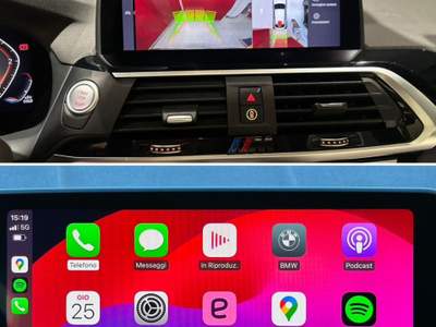 BMW X4 xDrive20d 48V Msport-X (Tetto/HeadUp/360/App) Nero usata Castellaneta
