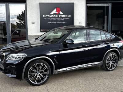 BMW X4 xDrive20d 48V Msport-X (Tetto/HeadUp/360/App) Nero usata Castellaneta