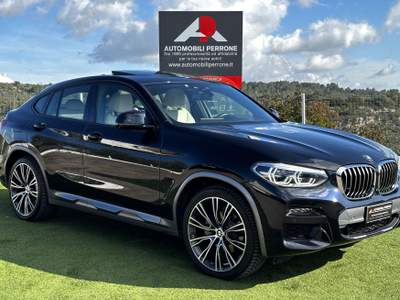 BMW X4 xDrive20d 48V Msport-X (Tetto/HeadUp/360/App) Nero usata Castellaneta