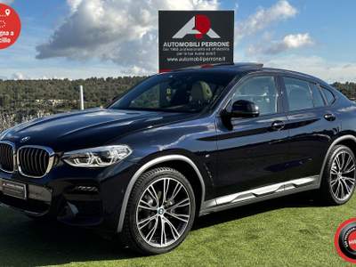 BMW X4 xDrive20d 48V Msport-X (Tetto/HeadUp/360/App) Nero usata Castellaneta