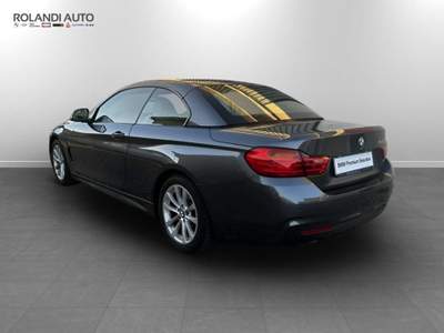BMW Serie 4 420i d Cabrio Msport 184cv auto Grigio usata Casale Monferrato