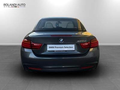 BMW Serie 4 420i d Cabrio Msport 184cv auto Grigio usata Casale Monferrato