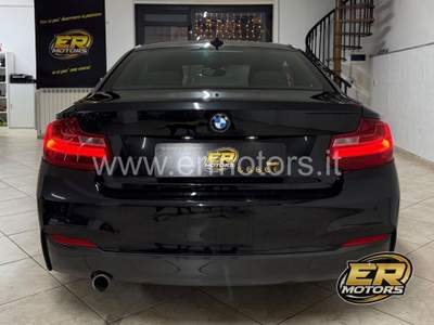 BMW Serie 2 218d d Coupé Msport M-Technic Bi-Xenon Navi Alcantara Nero usata L'Aquila