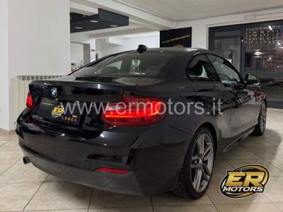 BMW Serie 2 218d d Coupé Msport M-Technic Bi-Xenon Navi Alcantara Nero usata L'Aquila