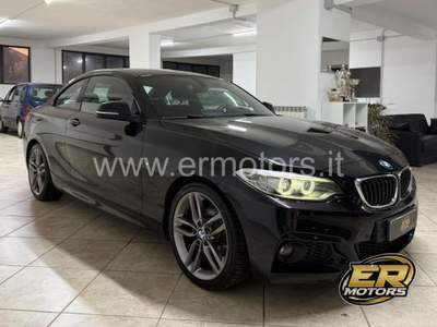 BMW Serie 2 218d d Coupé Msport M-Technic Bi-Xenon Navi Alcantara Nero usata L'Aquila