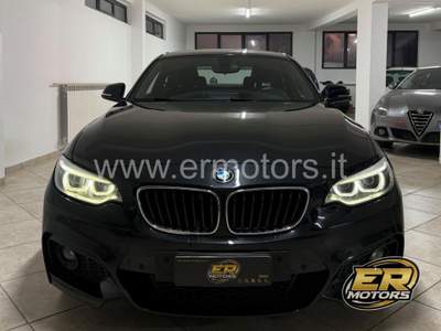 BMW Serie 2 218d d Coupé Msport M-Technic Bi-Xenon Navi Alcantara Nero usata L'Aquila