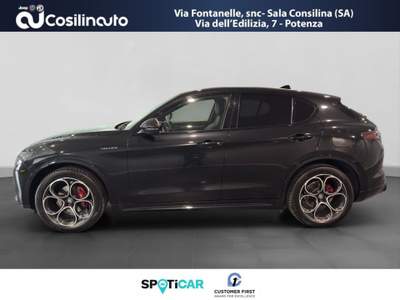 Alfa Romeo Stelvio 2.2 Turbodiesel 210 CV AT8 Q4 VeloceMY24 Nero usata Sala Consilina