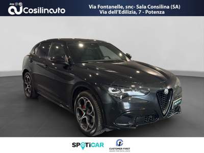 Alfa Romeo Stelvio 2.2 Turbodiesel 210 CV AT8 Q4 VeloceMY24 Nero usata Sala Consilina