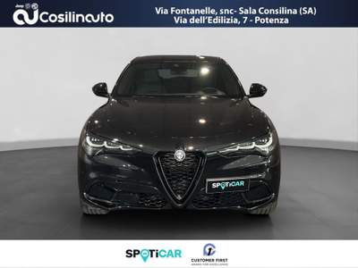 Alfa Romeo Stelvio 2.2 Turbodiesel 210 CV AT8 Q4 VeloceMY24 Nero usata Sala Consilina