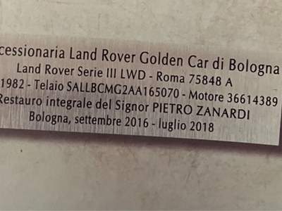 Land Rover Defender Land Rover 109 Station Wagon 2.3 Diesel Beige usata Viterbo