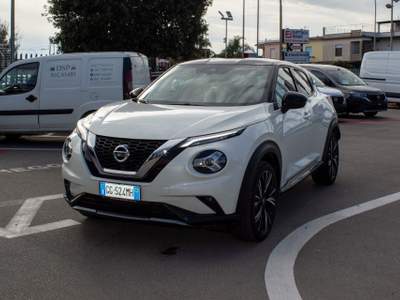 Nissan Juke 1.0 DIG-T 114 CV N-Design Bianco usata Fondi