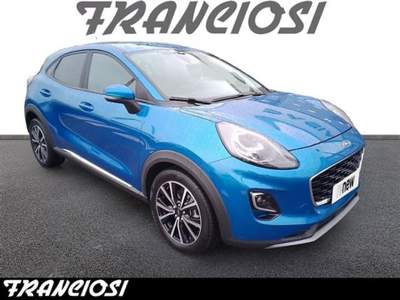 Ford Puma 1.0 EcoBoost Hybrid 125cv Titanium S S Blu/Azzurro usata Mirandola