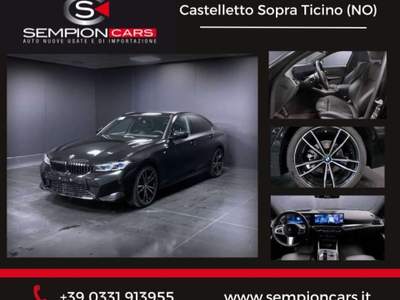 BMW Serie 3 320d 320d mhev 48V Msport xdrive auto PREZZO REALE Nero usata Castelletto Sopra Ticino