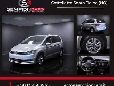 Volkswagen Touran 2.0 TDI 150 CV SCR DSG Business 7 PostiPREZZO REAL Argento usata Castelletto Sopra Ticino