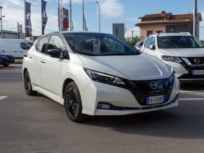 Nissan Leaf e+ N-Connecta Bianco usata Fondi Nissan Leaf e+ N-Connecta Bianco usata Fondi
