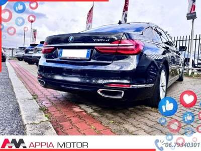 BMW Serie 7 730Ld Ld xDrive Luxury "PERFETTA PER NCC" Nero usata Ciampino