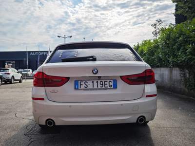 BMW Serie 5 520d d aut. Touring Business Bianco usata Tezze sul Brenta
