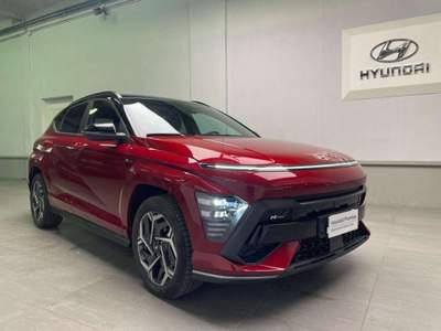 Hyundai Kona 1.6 gdi hev N-LINE my25 2wd dct- PROMO P.IVA Rosso usata Milano