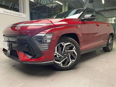 Hyundai Kona 1.6 gdi hev N-LINE my25 2wd dct- PROMO P.IVA Rosso usata Milano