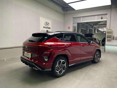 Hyundai Kona 1.6 gdi hev N-LINE my25 2wd dct- PROMO P.IVA Rosso usata Milano