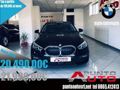 BMW Serie 1 116d d 5p. NAVI -TELECAMERA STEPTRONIC Nero usata Isernia