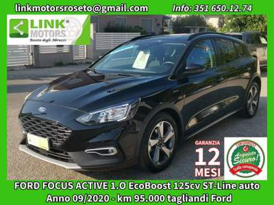 Ford Focus ACTIVE 1.0 EcoBoost 125 CV auto ST-Line Co-Pilot Nero usata Roseto degli Abruzzi