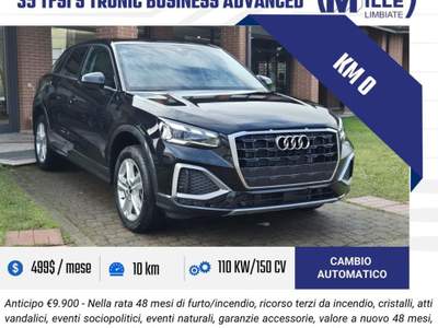 Audi Q2 35 TFSI S tronic Business Advanced Nero usata Limbiate