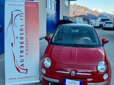 Fiat 500 1.2 LONG AUTOMATICA TETTO PANORAMICO apribile Rosso usata Pisogne