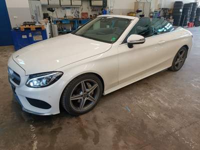 Mercedes-Benz Classe C Cabrio premium Bianco usata Milano