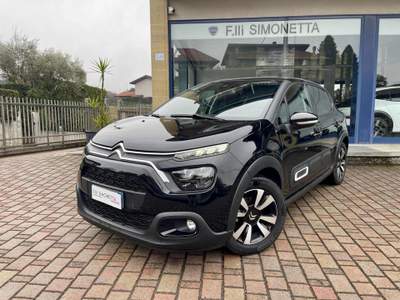 Citroen C3 PureTech 110 S&S Max - AZIENDALE Nero usata Cadrezzate con Osmate