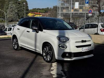 Fiat 500X 1.5 T4 HYBRID 130CV DCT SPORT NAVI+PELLE+TOT.BLACK Bianco usata Grottaferrata