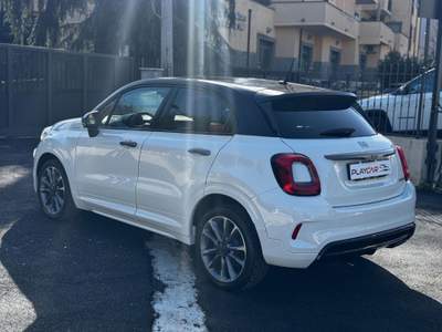 Fiat 500X 1.5 T4 HYBRID 130CV DCT SPORT NAVI+PELLE+TOT.BLACK Bianco usata Grottaferrata