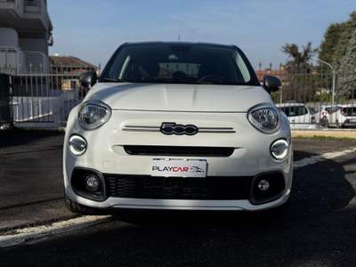 Fiat 500X 1.5 T4 HYBRID 130CV DCT SPORT NAVI+PELLE+TOT.BLACK Bianco usata Grottaferrata