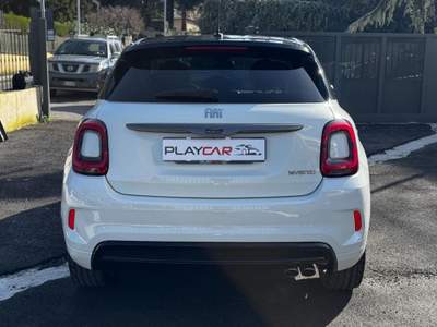 Fiat 500X 1.5 T4 HYBRID 130CV DCT SPORT NAVI+PELLE+TOT.BLACK Bianco usata Grottaferrata