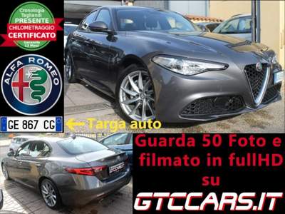 Alfa Romeo Giulia 190cv Pad F1 NaviPro Cam UNIPRO IVA DEDUCIBILE Grigio usata Roma