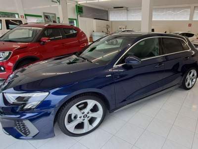 Audi A3 SPB 30 TDI S tronic S line edition Blu/Azzurro usata Spilimbergo