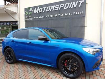Alfa Romeo Stelvio 2.0 Turbo 280CV Q4 Veloce+Pack TI Blu Misano Blu/Azzurro usata PEDEROBBA
