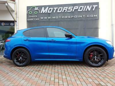 Alfa Romeo Stelvio 2.0 Turbo 280CV Q4 Veloce+Pack TI Blu Misano Blu/Azzurro usata PEDEROBBA