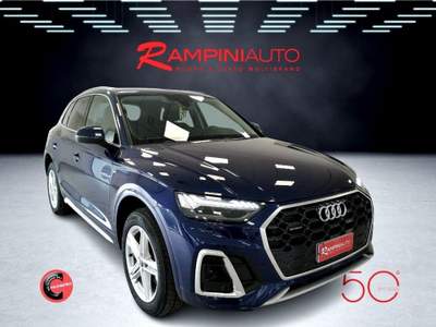 Audi Q5 40 IBRIDO/TDI 204 CV quattro S tronic S line Blu/Azzurro usata Gubbio