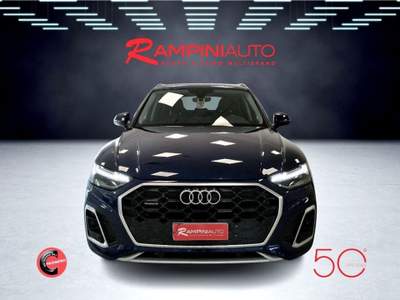 Audi Q5 40 IBRIDO/TDI 204 CV quattro S tronic S line Blu/Azzurro usata Gubbio
